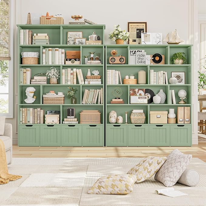 FINETONES 69" H Toy Storage Organizer, 6 Tier Tall Kids Bookshelf - Image 6