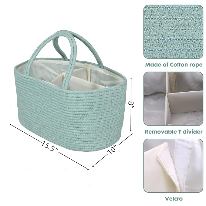 Large Baby Diaper Caddy Organizer - Image 3