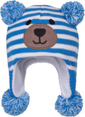 LANGZHEN Toddler Kids Infant Winter Hat, Earflap Knit Warm Cap Fleece Lined by LANGZHEN