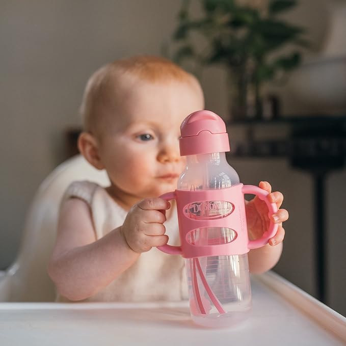 Dr. Brown's Milestones Narrow Sippy Straw Bottle, Spill-Proof - Image 5