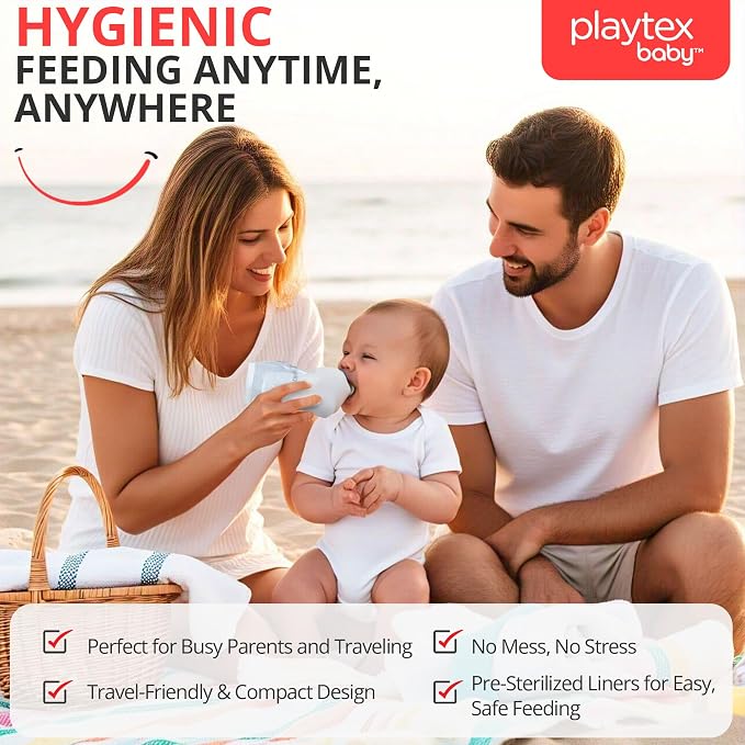 Playtex Baby Nurser Pre-Sterilized Disposable Drop-Ins Baby Bottle Liners - Image 6
