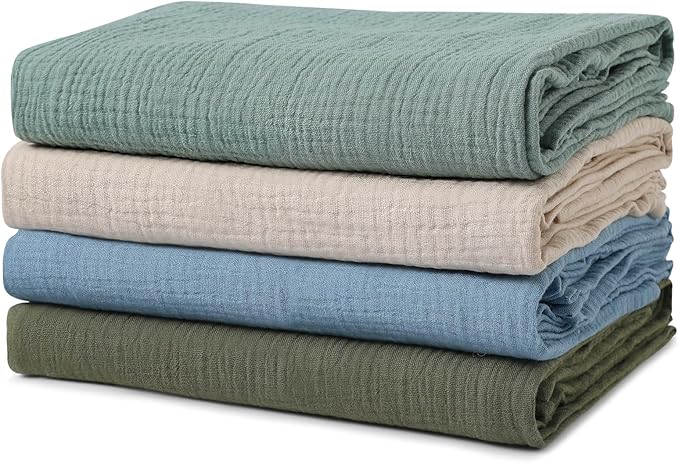 GLLQUEN BABY Muslin Swaddle Blankets by GLLQUENBABY