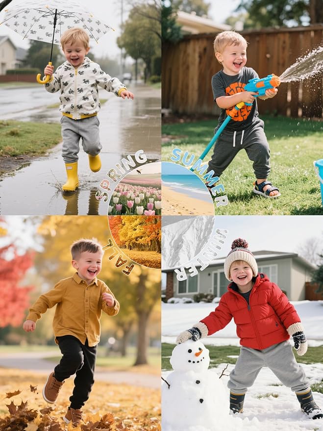 3 Pack Fleece Toddler Boys Sweatpants Kids Joggers Soft Cotton Toddler Boys - Image 5