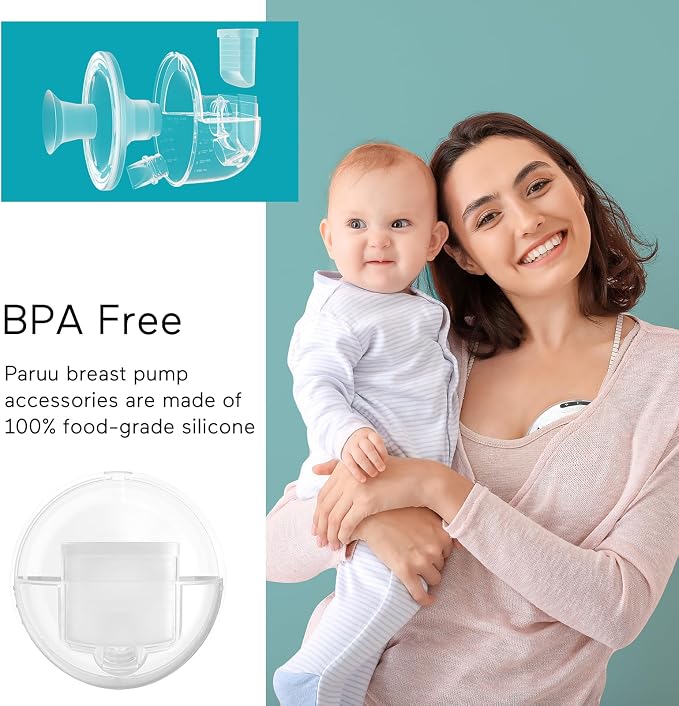 Paruu P10 Full Set Collector Cup, Original Breast Pump Parts, Wearable Breast - Image 2