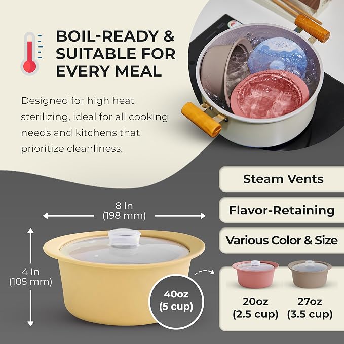 40oz Platinum Silicone Microwave Steamer Pot - Image 4