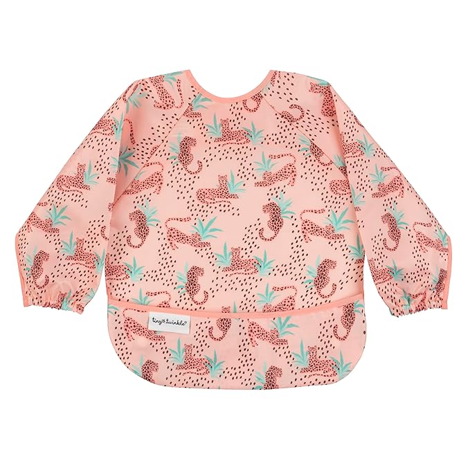 Tiny Twinkle Long Sleeve Bib for Babies & Toddlers – Waterproof Smock Bib for by TinyTwinkle