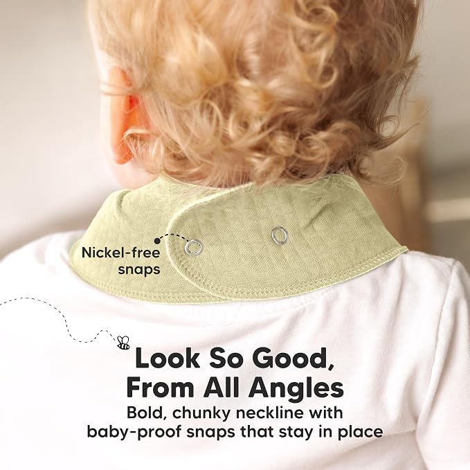KeaBabies 8-Pack Bandana Bibs for Baby Girls, Boys - Image 8