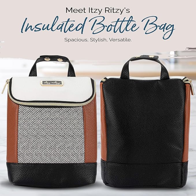 Itzy Ritzy Insulated Bottle Bag – Keeps Bottles Warm or Cool - Image 2