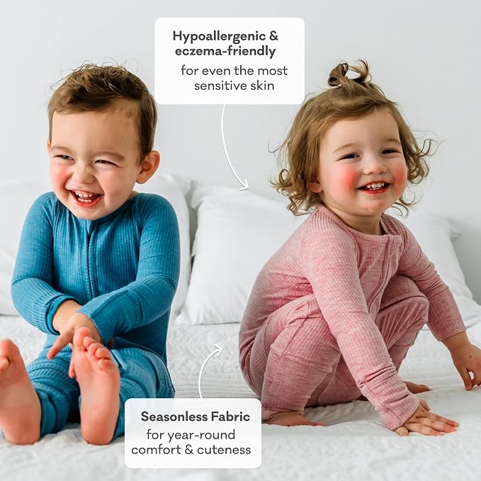 Little Sleepies Pajamas for Baby Boys & Girls, Viscose from Bamboo Baby Pajamas - Image 5