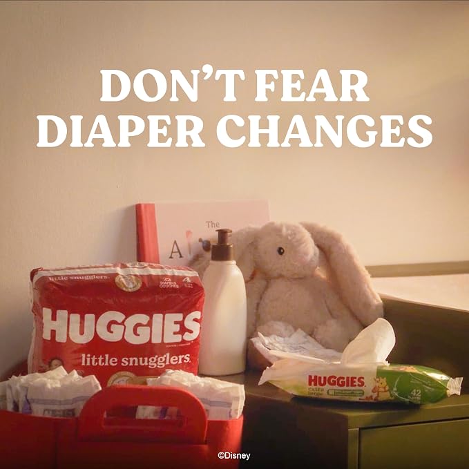 Huggies Extra Large Baby Wipes, 9 Flip-Top Packs, 378 XL Wipes Total, Packaging - Image 10