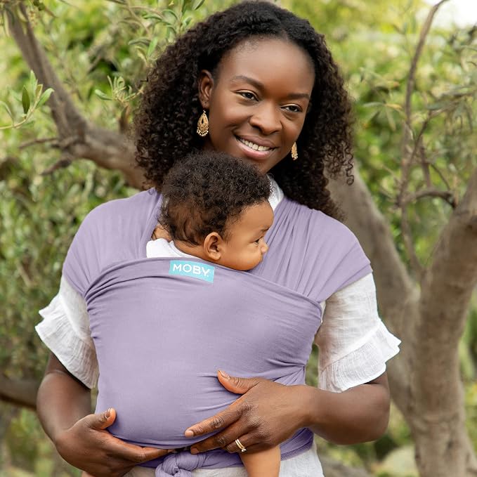 Moby Baby Wrap Carrier Classic for Newborns to Toddlers, Infant Sling Carrier - Image 4