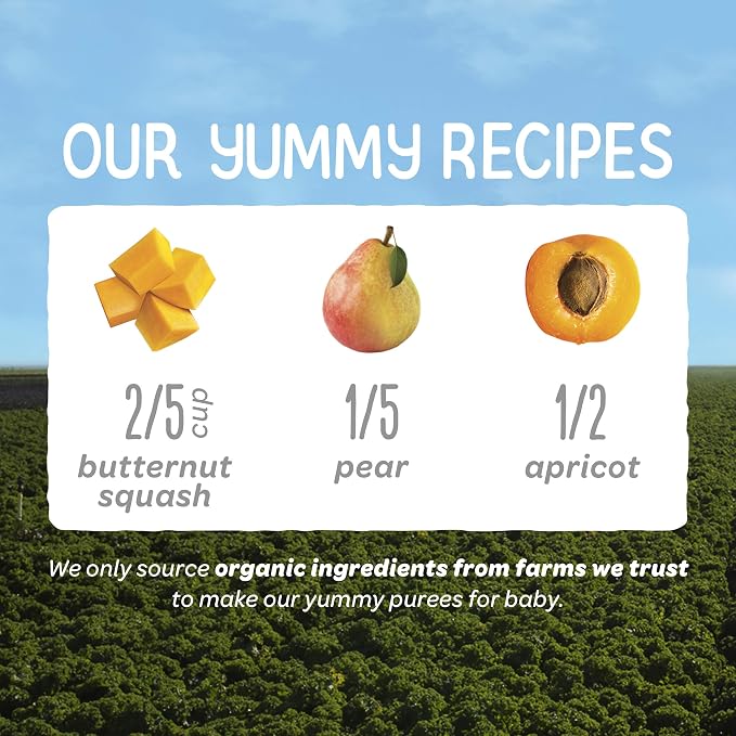 Happy Baby Organics Stage 2 Baby Food Pouches, Gluten Free, Vegan & Healthy - Image 4