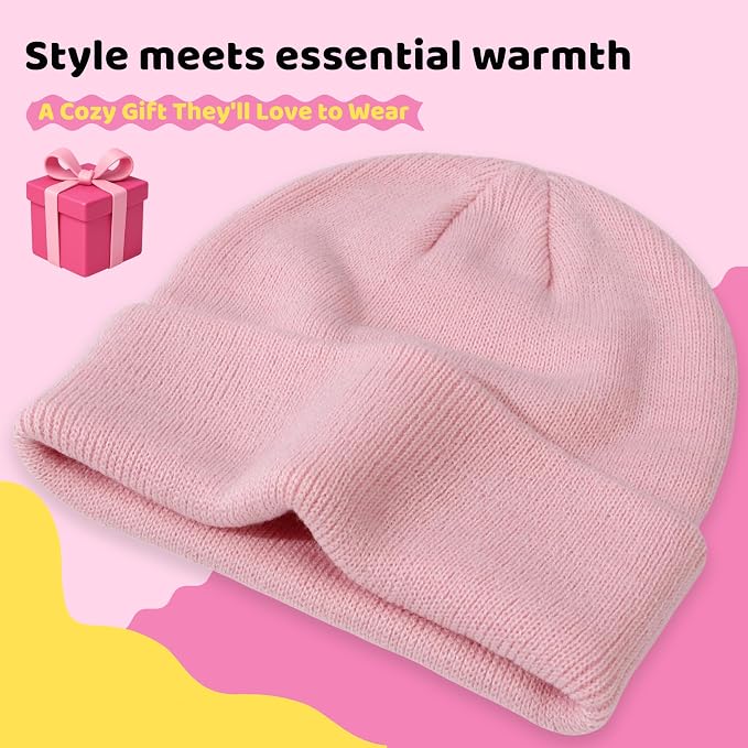 YMYDYFC Baby Beanie 3Pack Toddler Beanie Infant Knit Hat Baby Winter Hats - Image 5