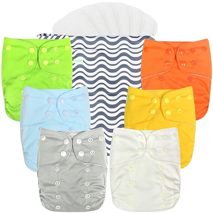wegreeco Cloth Diapers 6 Pack by wegreeco