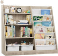 Kids Bookshelf Wood Toy Storage Organizer Cabinet Children Bookcase Toddler by HedoAjim