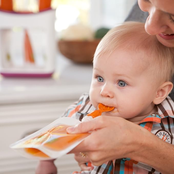 Infantino Couple a Spoons, Baby Food Pouch Toppers - Image 8