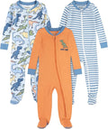 HUGGIES unisex-baby 3-pack Footed Coverall Pajamas by Huggies%C2%AE
