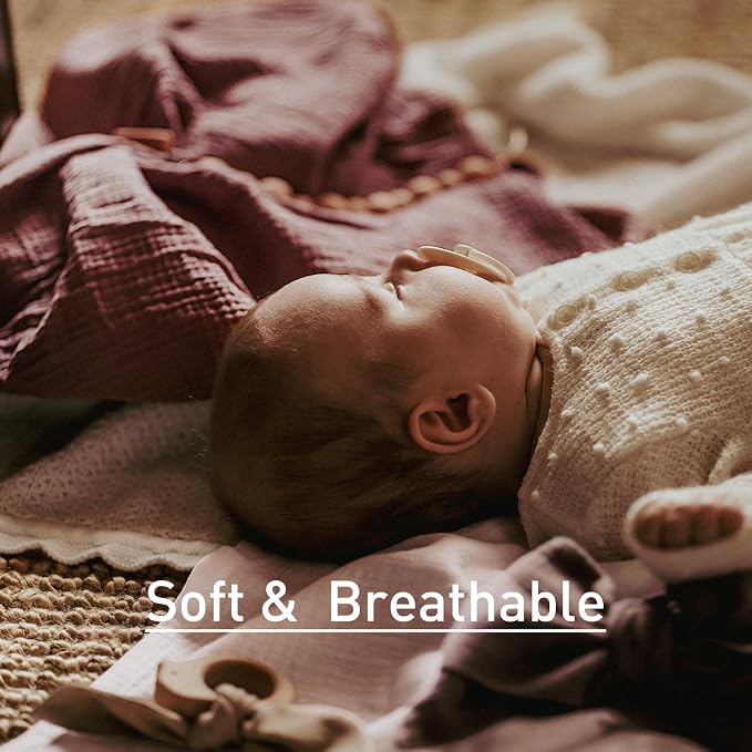 Muslin Receiving Blankets, Neutral Blanket Swaddling - Image 5