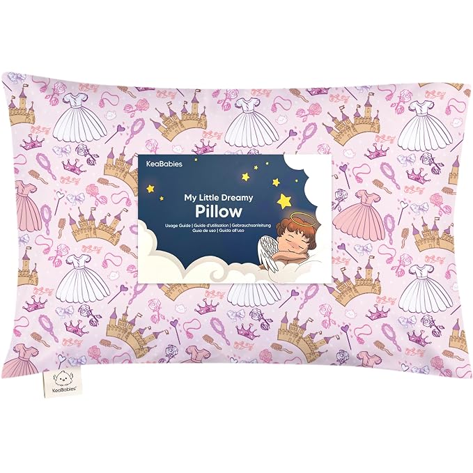 Toddler Pillow with Pillowcase by KeaBabies