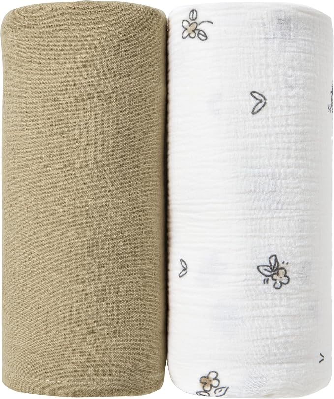 JELLYMONI Muslin Swaddle Blankets by JELLYMONI
