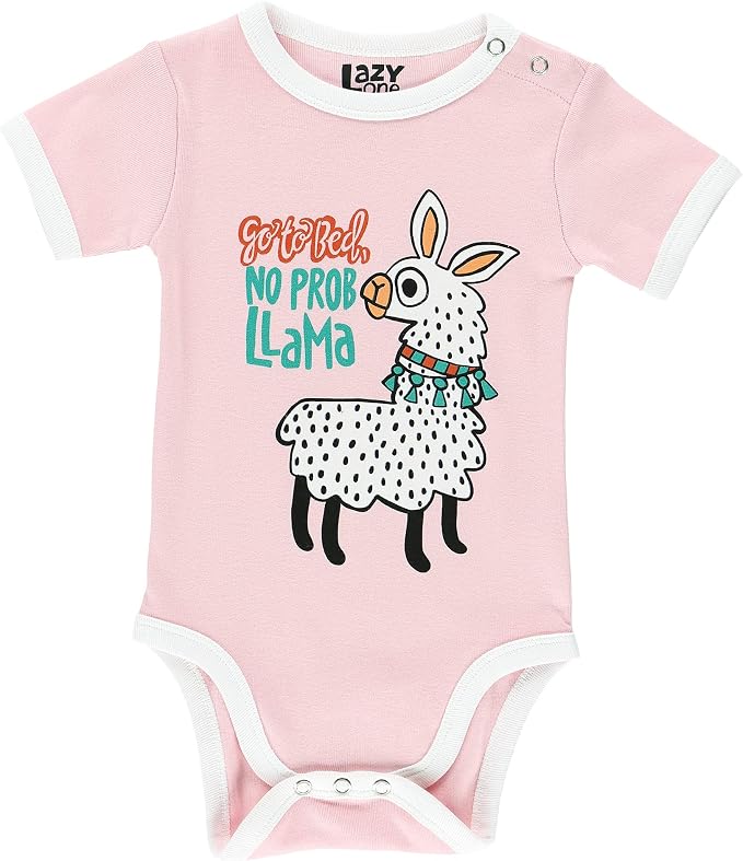 Lazy One Cute Unisex Baby Bodysuit, Cute Animal Designs, 6-18 Months by LazyOne