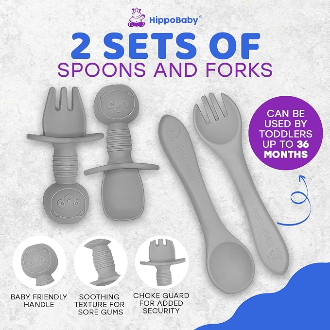 Baby Led Weaning Supplies | 10 Piece Silicone Feeding Set | Baby Toddler Bib - Image 7