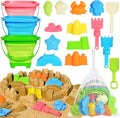 Collapsible Beach Sand Toys for Kids Toddlers, Travel Beach Toys by Unknown
