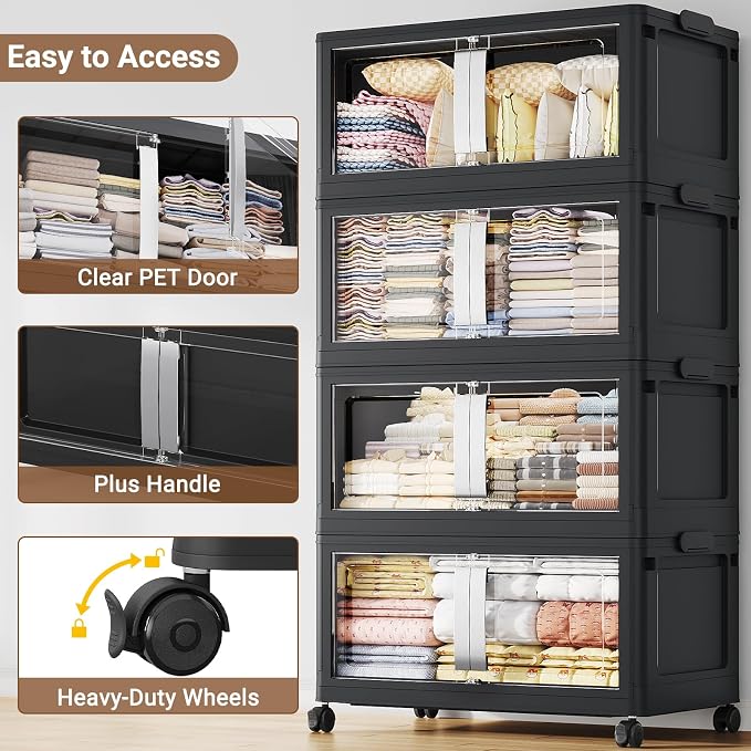 BROVIEW 160QT Stackable Storage Bins - Image 5