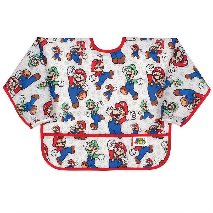 Bumkins Bibs, Baby and Toddler Girls and Boys 6-24 Months, Long Sleeve by Bumkins