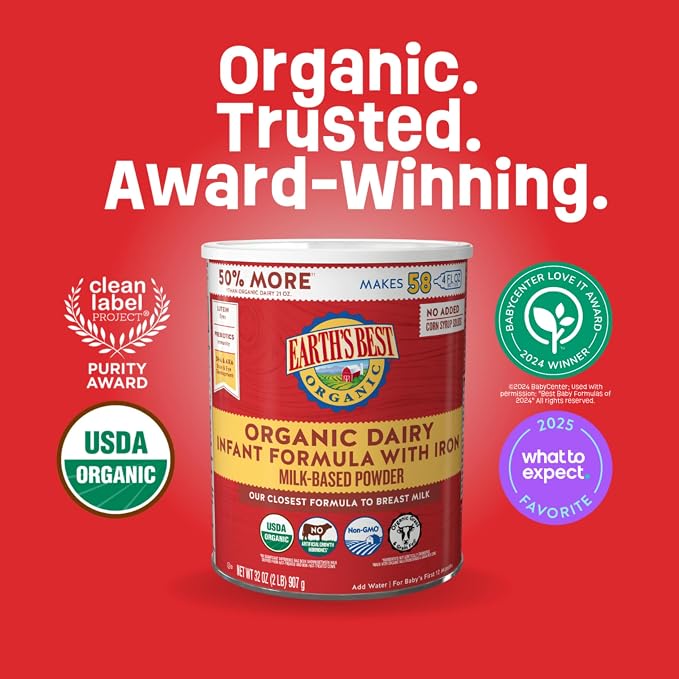 Earth's Best Organic Baby Formula - Image 3