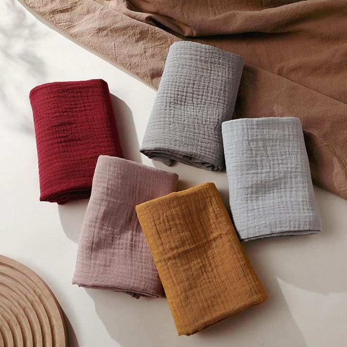 Muslin Receiving Blankets, Neutral Blanket Swaddling - Image 3