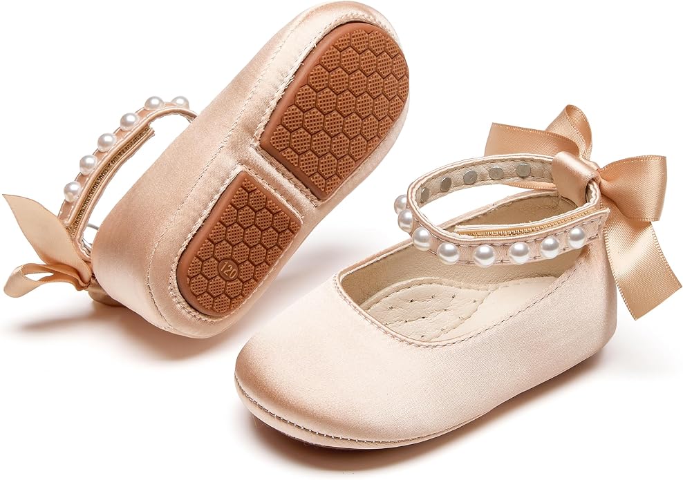 Baby Girls Mary Jane Flats by PHIRAMIN