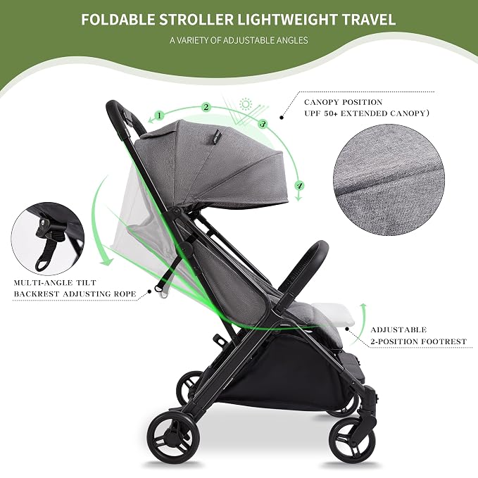 COOL KIDS Baby Stroller， Umbrella Stroller - Image 3