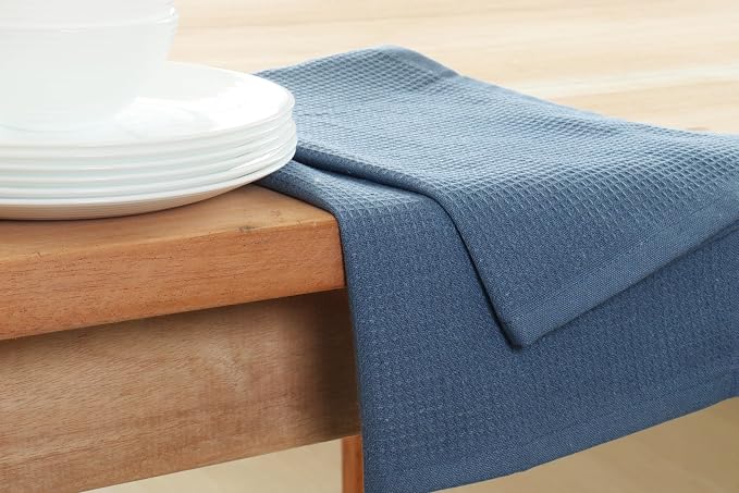 PurpleEssences Waffle Weave Kitchen Towel, 100% Cotton - Image 5