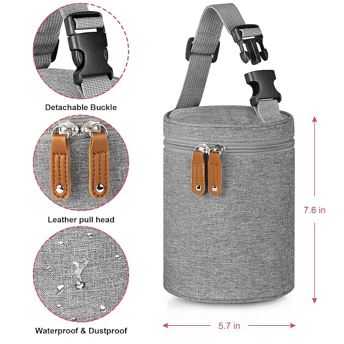 Accmor Breastmilk Cooler Bag, Insulated Baby Bottle Cooler Tote Bags - Image 3