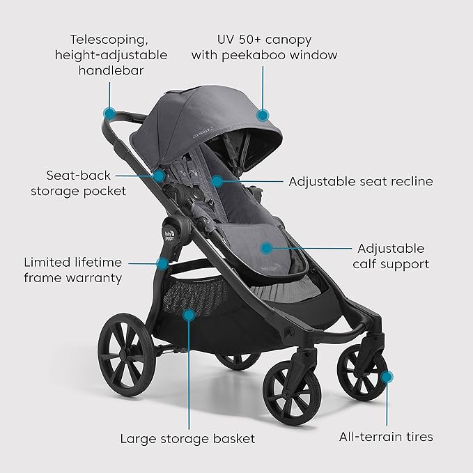 Baby Jogger City Select 2 Single-to-Double Modular Travel System Includes City - Image 6