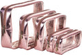 TSA Approved 5-Piece Diaper Bag Organizer Pouch Set Clear Waterproof TPU Kids by Remobia+Hicol
