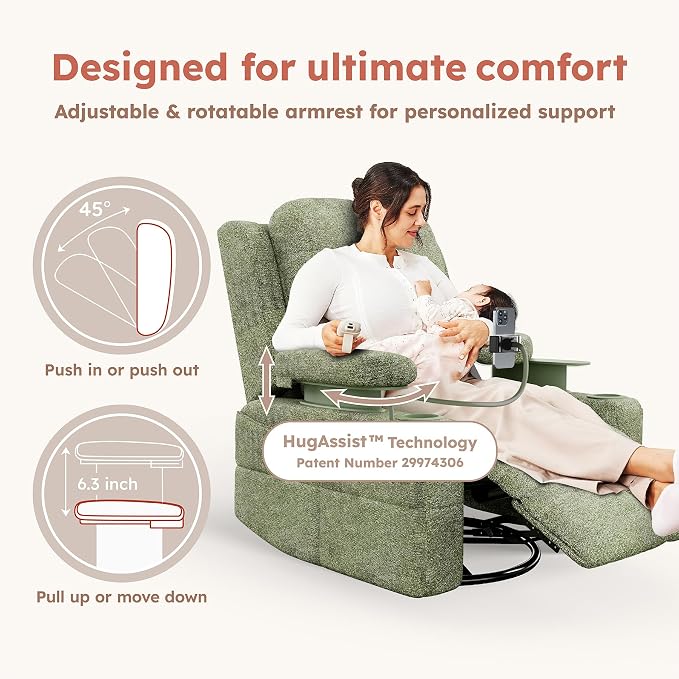 MAMAZING Oversized Rocking Chair Nursery - Image 4