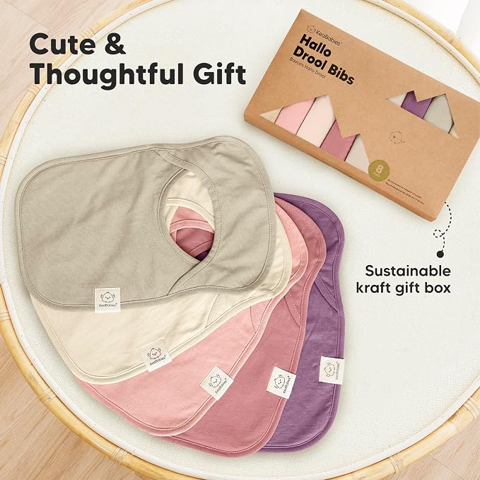 KeaBabies 8-Pack Baby Bibs for Boys, Girls - Image 9