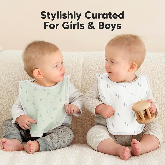 KeaBabies 8-Pack Baby Bibs for Boys, Girls - Image 7