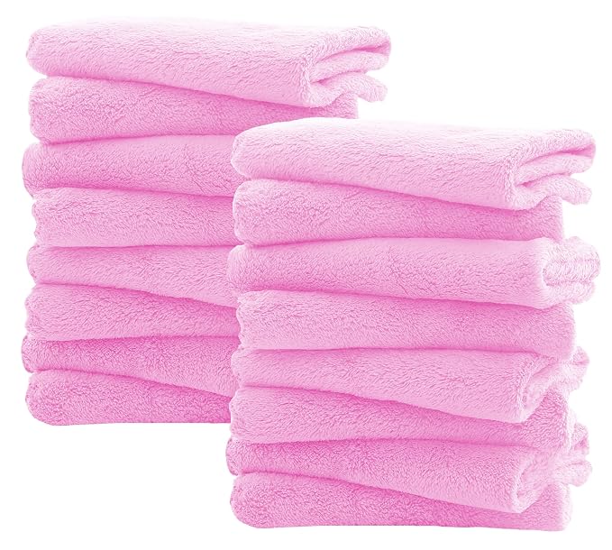 16 Pack Burp Cloths for Baby by Spotted+Play