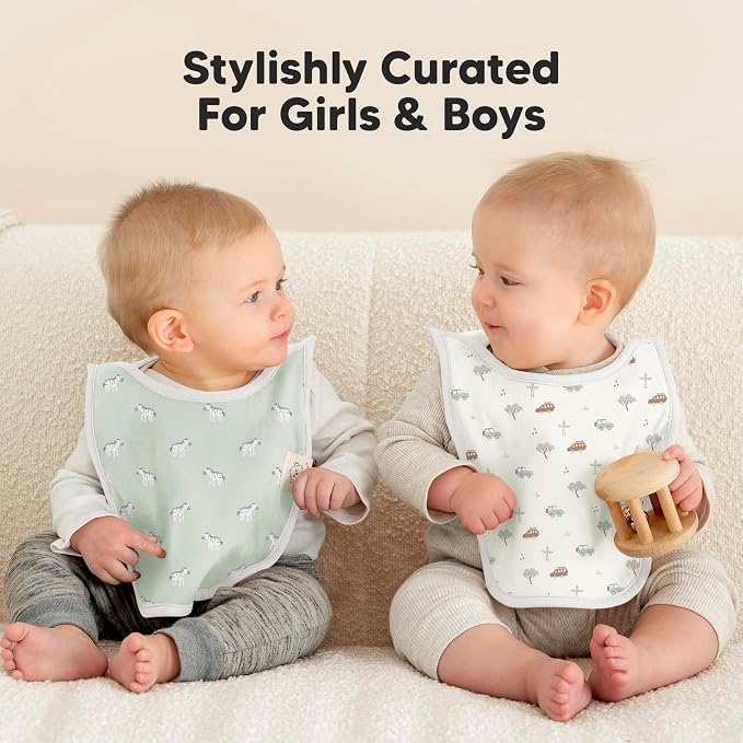 8-Pack Baby Bibs for Boys, Girls - Image 7