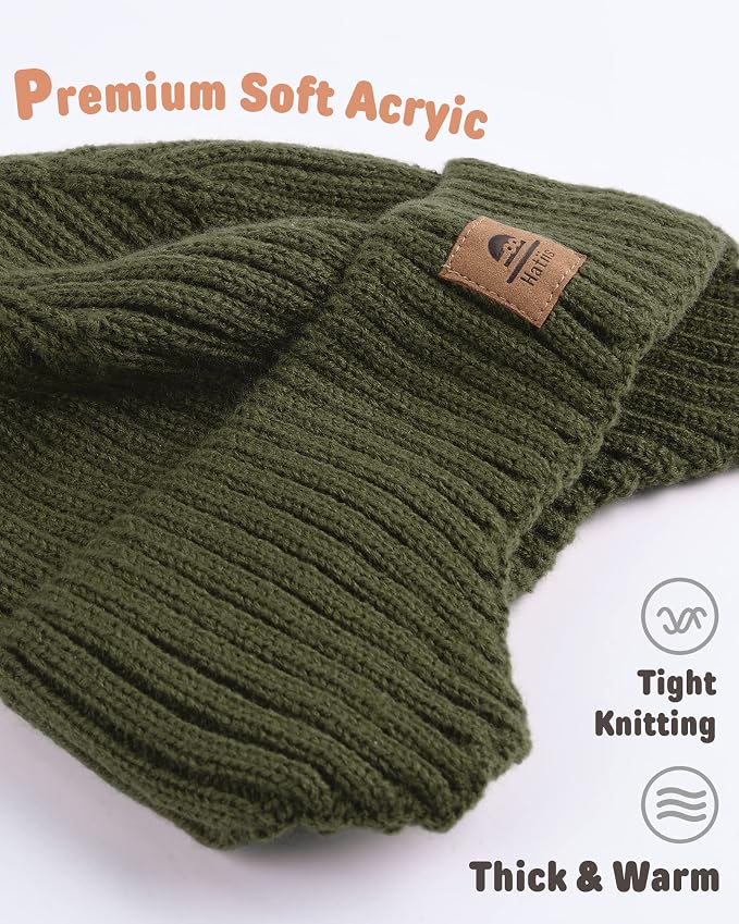 Baby Beanie Fleece Lined Toddler Winter Hat - Image 2
