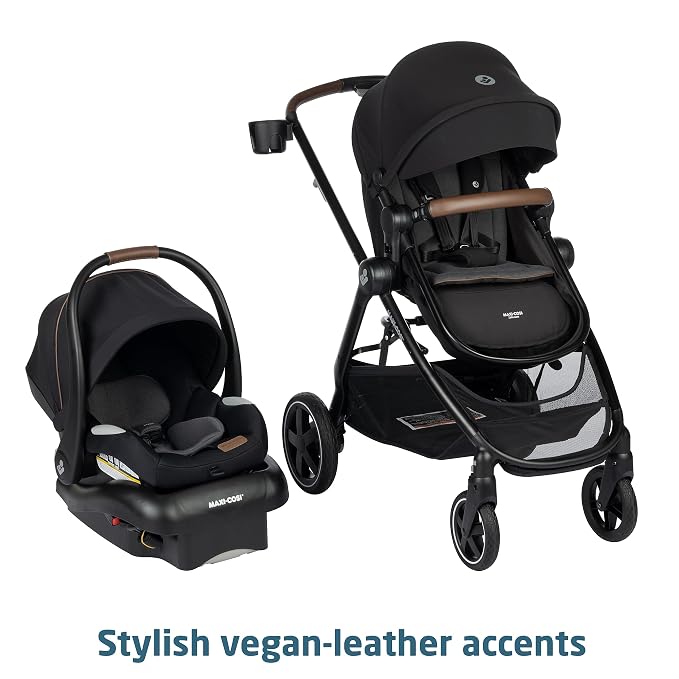 Maxi-Cosi Zelia™ Luxe 5-in-1 Modular Travel System in New Hope Black - Image 21