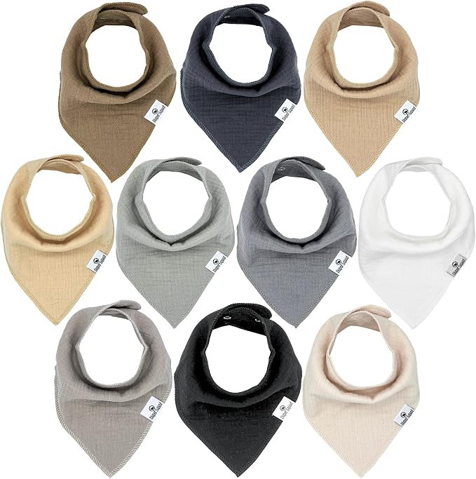 DiaperSquad's Baby Bibs for Drooling and Teething, Bibs for Boys, Baby Girl by DiaperSquad
