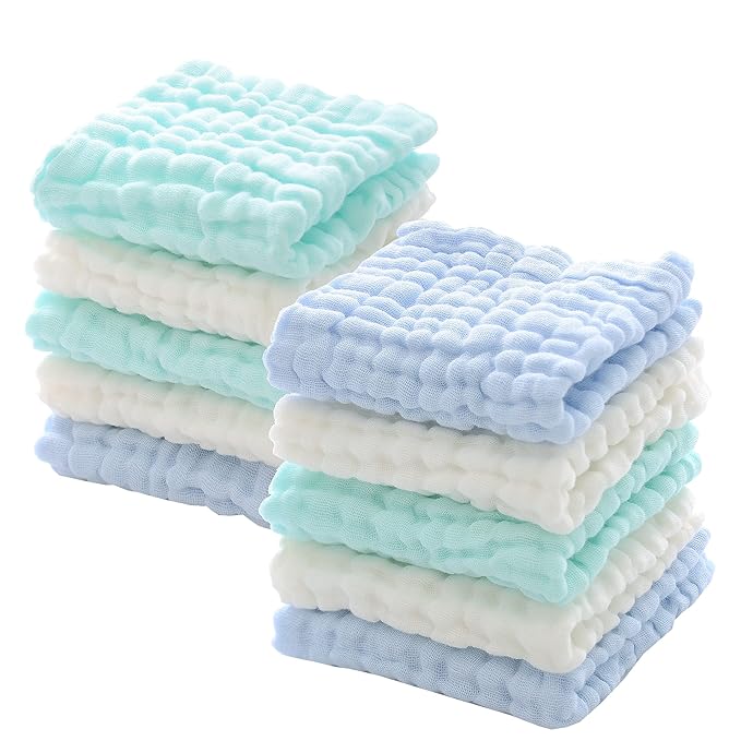 MUKIN Muslin Washcloths - Image 9