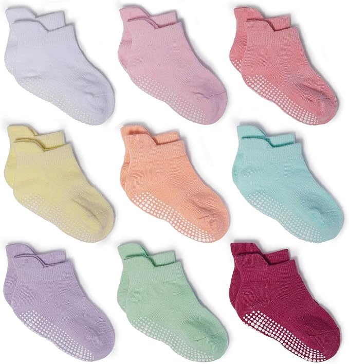 Zaples Baby Non Slip Grip Ankle Socks by ZAPLES