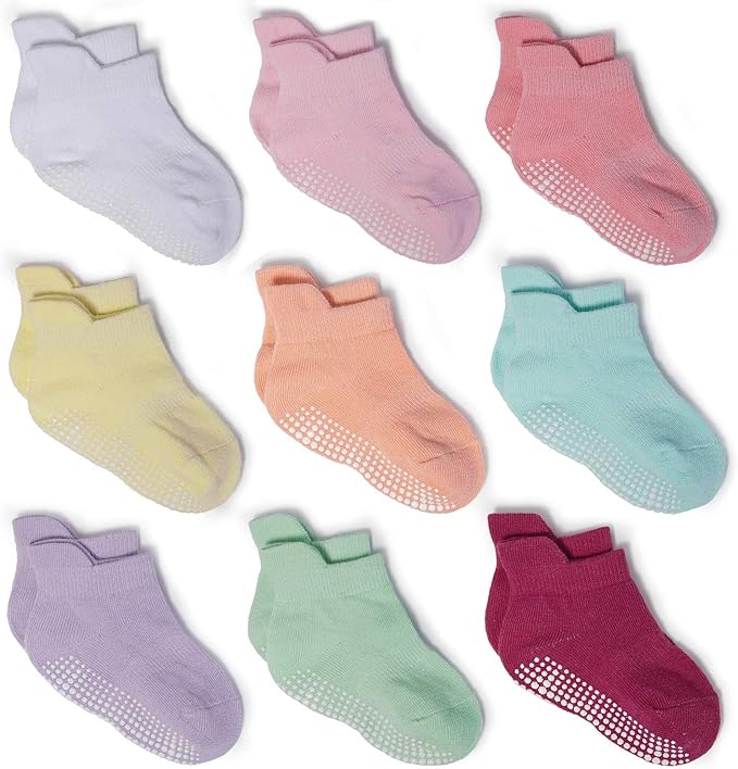 Zaples Baby Non Slip Grip Ankle Socks by ZAPLES