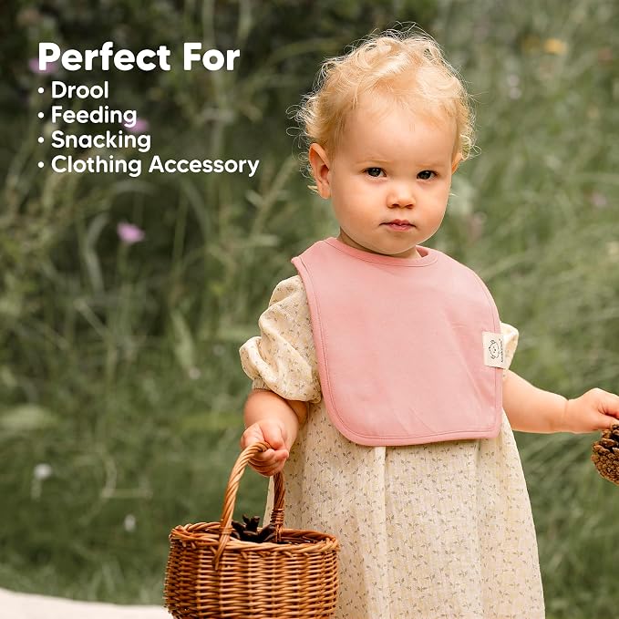 KeaBabies 8-Pack Organic Baby Bibs - Image 8