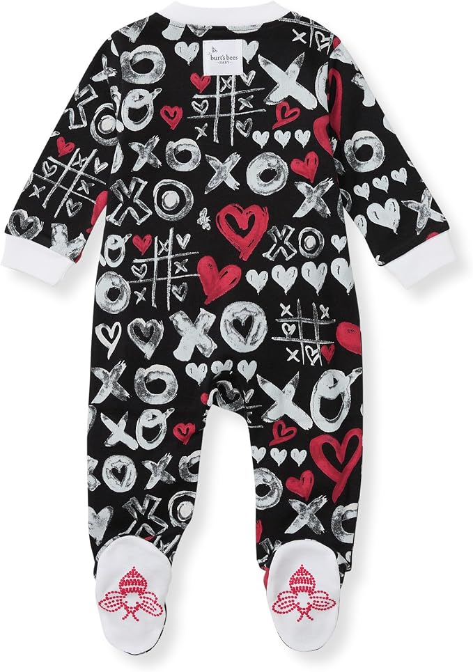 Burt’s Bees Baby Boys' One-Piece Sleep and Play 100% Organic Cotton PJs - Image 2